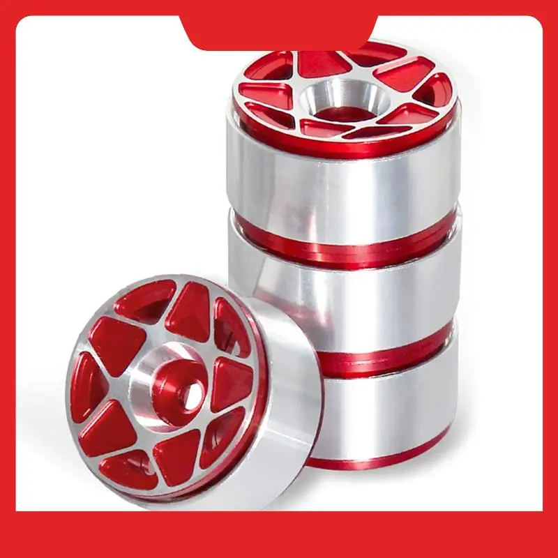 4 قطعة 1.0 بوصة معدنية Beadlock محور عجلات حافة عجلة ل 1/18 1/24 RC الزاحف سيارة TRX4M ترقية أجزاء الملحقات