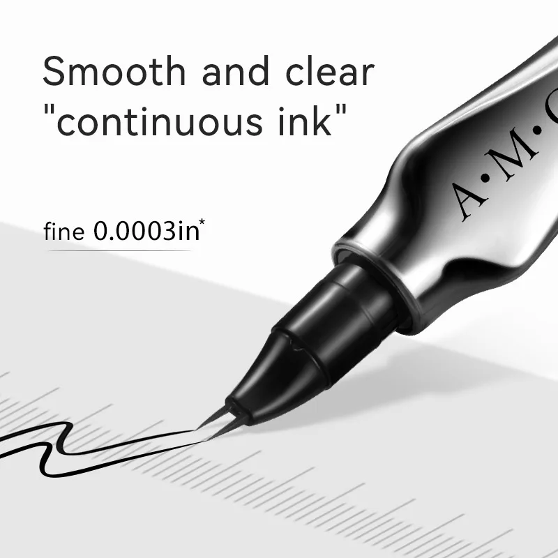 Ulepszony pisak do brwi z zakrzywioną końcówką dwufunkcyjną, płynny eyeliner o ultra-cienkiej końcówce, pisak do dolnych rzęs, naturalny szaro-brązowy makijaż oczu, wielofunkcyjny.