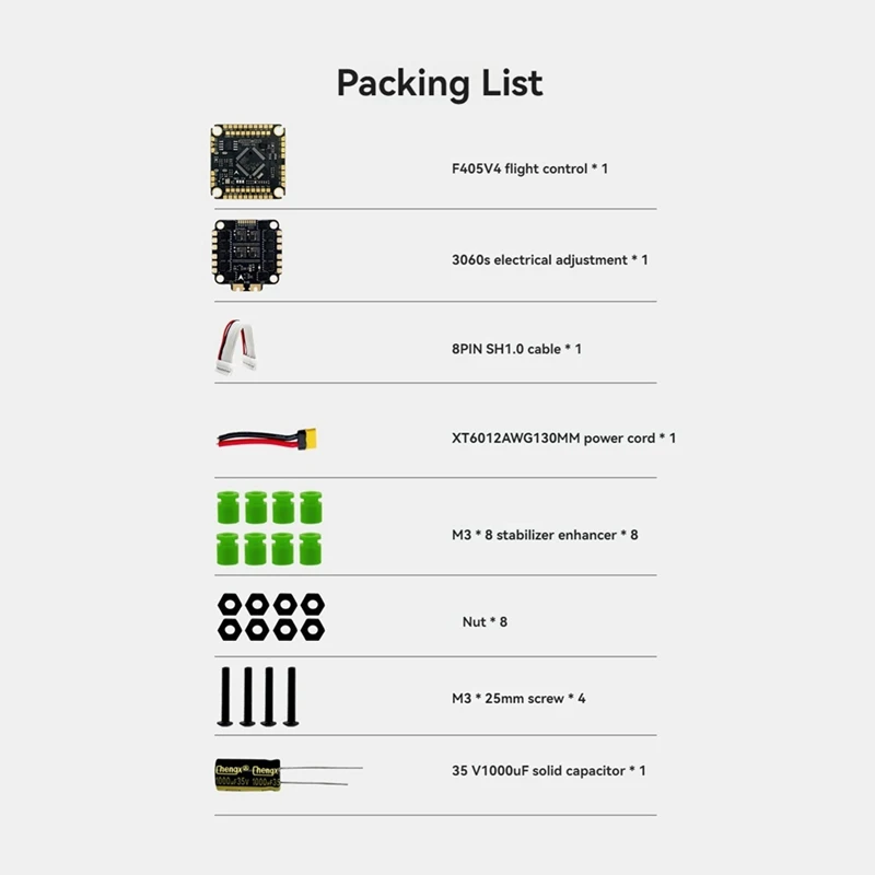 F460S V4 FC&ESC FPV Stack F405 V4 Flight Controller 60A 4In1 ESC 30X30 For RC FPV Drone