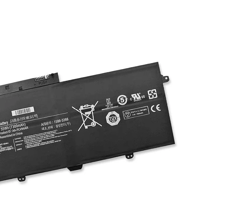 AA-PLVN4AR แบตเตอรี่แล็ปท็อปสําหรับ Samsung NP940X3G NP910S5J NP930X3G NT910S5J NT940X3G 1588-3366 BA43-00364A 7.6V 55Wh/7300mAh