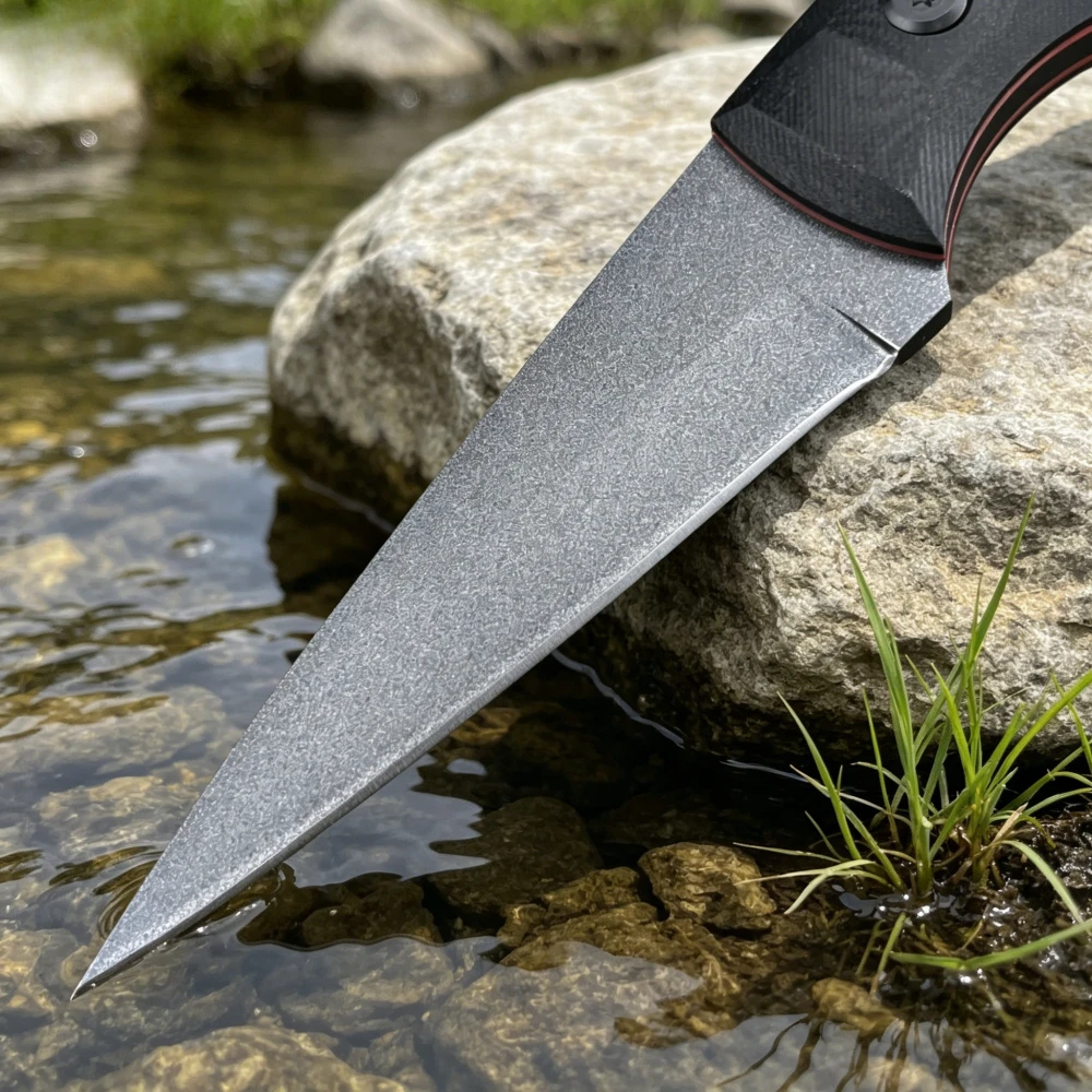 Cuchillo Recto para Acampar y - Camping Cooking Knife With Sheath reseña y precio