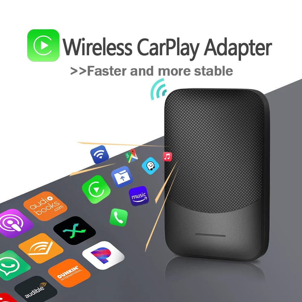 Adaptateur Carplay sans fil, Android Auto Dongle Plug and Play, Prise en charge Bluetooth, WiFi, Connexion automatique pour Hyundai Kia