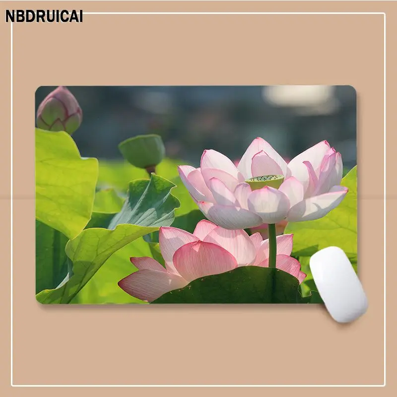 Lotus DIY Table Mat Student Mousepad Computer Keyboard Pad Games Pad Desk Mat For PC Mouse Carpet