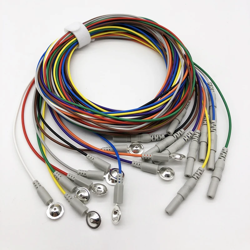 DINs 1.5mm TPU Grey Electrode Cup with 1.5mm Connector for Adult/child Use