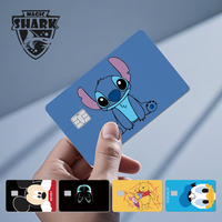 2025 Fashion Mickey Winne Pooh Stitch PVC Sticker Film Skin Cover for Credit Debit Card No Fade