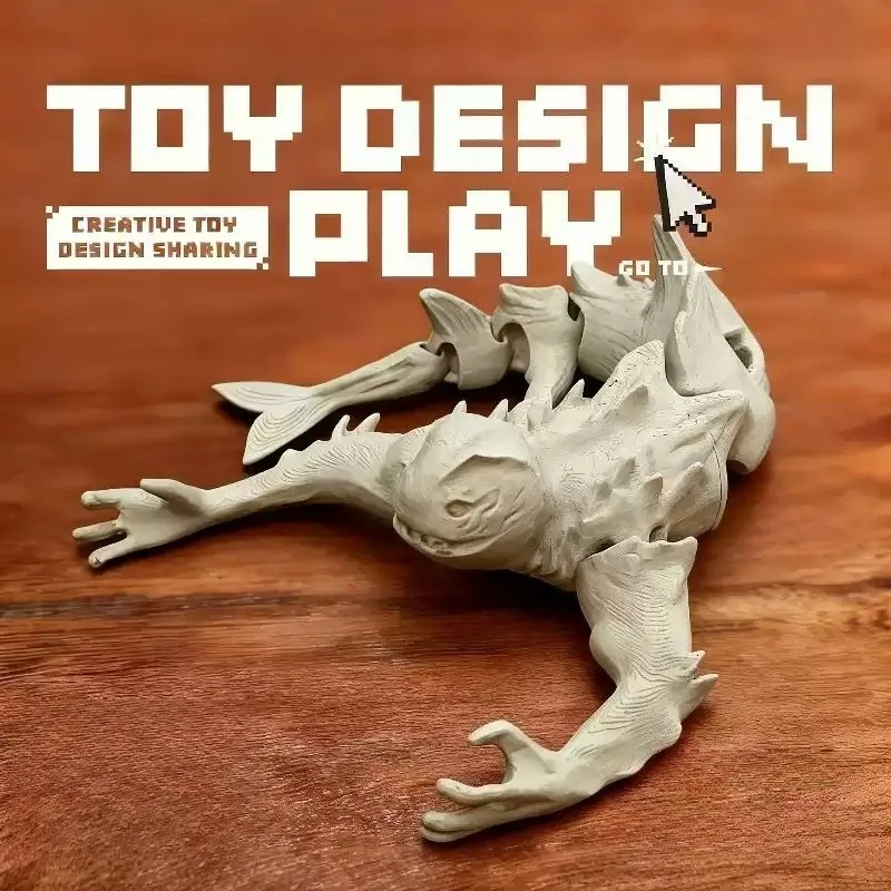 3d-printed-movable-joint-sea-monster-figurine-fantasy-deep-ocean-creature-model-collectible-ornament-toy-for-desktop-decoration