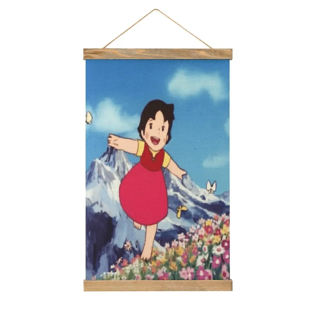 

HEIDI Heidi Little Girl Of The Mountains MANGA Picture Living Room Craft Decoration Canvas Hanging Picture Top Quality Casual St
