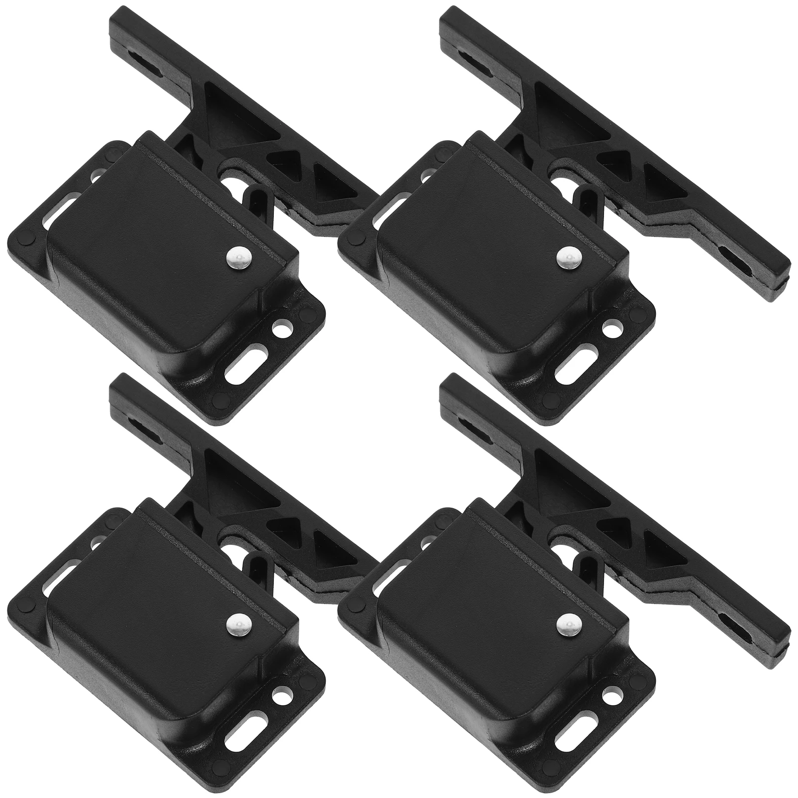 

4 Sets Latch Cabinet Door Rv Cabinet Latches Catches Drawer Locks Sturdy Material Easy Install Camper Hardware Spring Hook
