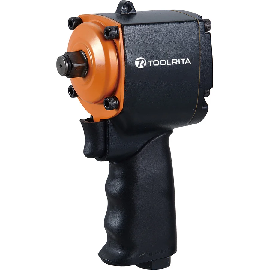 

TOOLRITA Wholesale Durable 1/2 Inch Drive Mini Air Impact Wrench 550N.m Adjustable Torque Pneumatic Gun