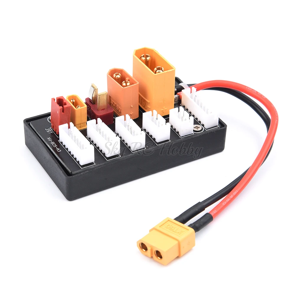 NEW XT30 XT60 XT90 JST T Connector Lipo Battery Charger Board 2-6S Parallel Balance Charging Board for Imax B6 B6AC IDST Q6 Lite