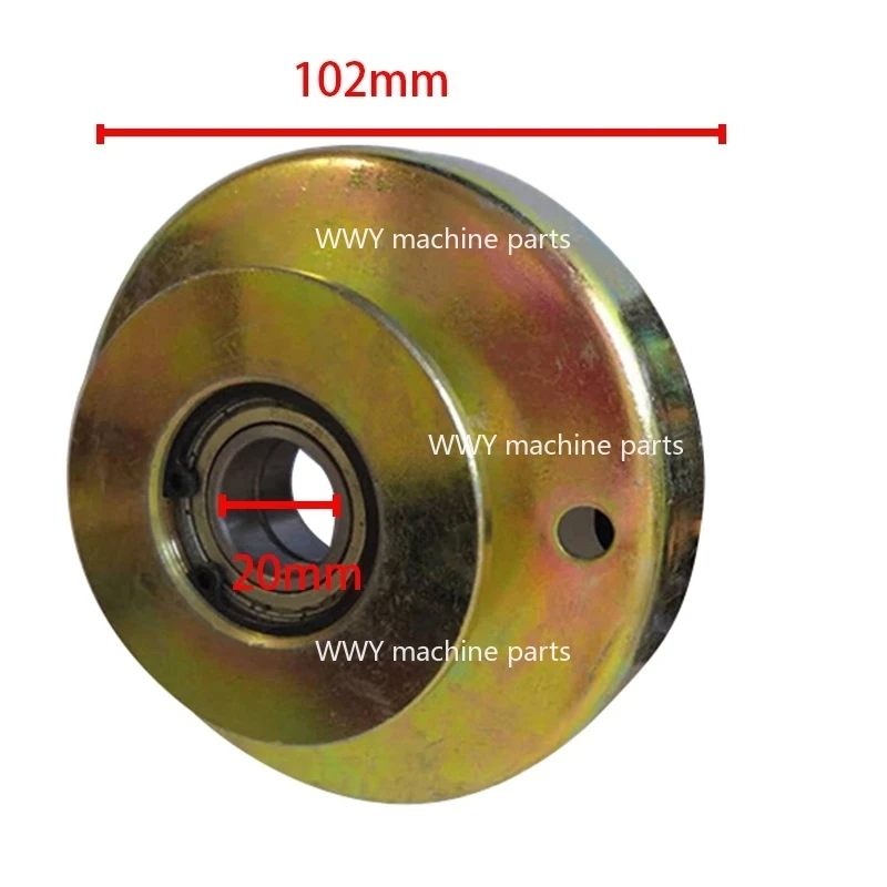 Suitable for Single Slot Belt Clutch 168F/170F/GX200 Gas Engine, Shaft Output 20Mm, 1 Set of Water Pump/cutting Machine