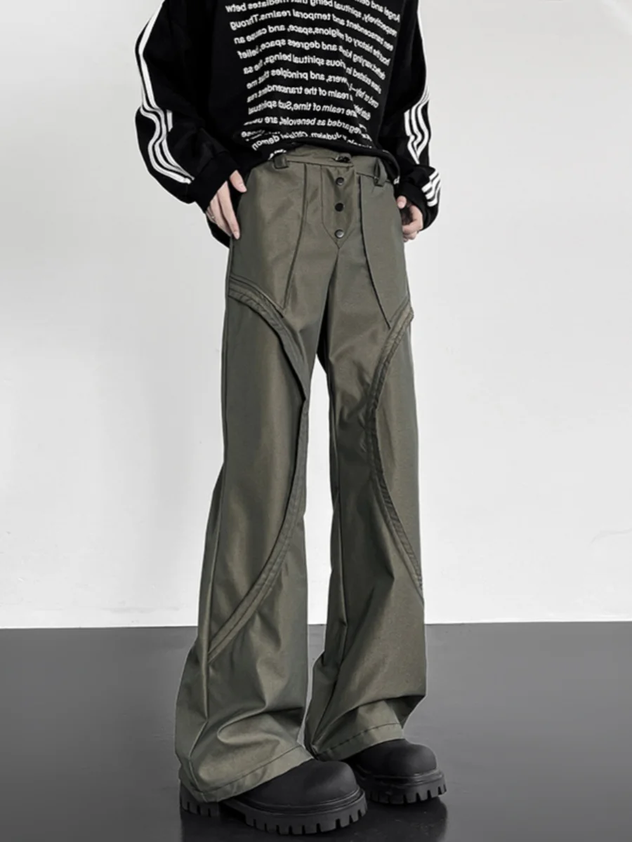 

Мужские брюки в американском стиле High Street: прямые, расклешенные, модные, деконструированные, трендовые, CleanFit