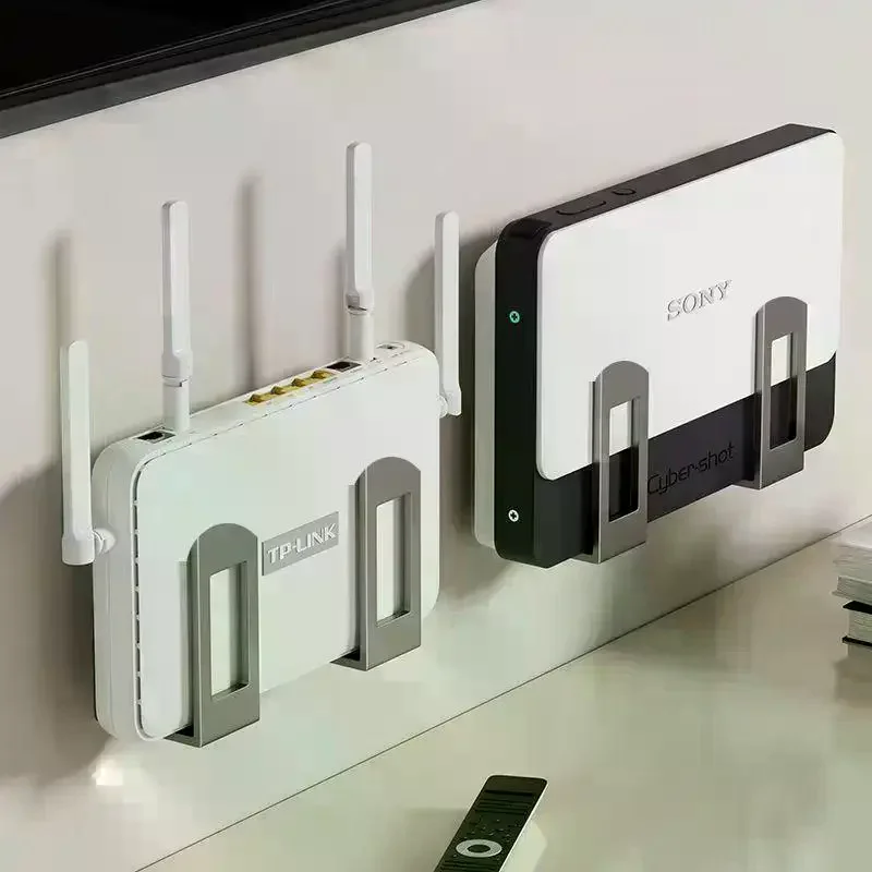 Router Storage Box Wall Artifact Set-top Box Wall-mounted Fixture Support Bracket Wifi Placement Rack