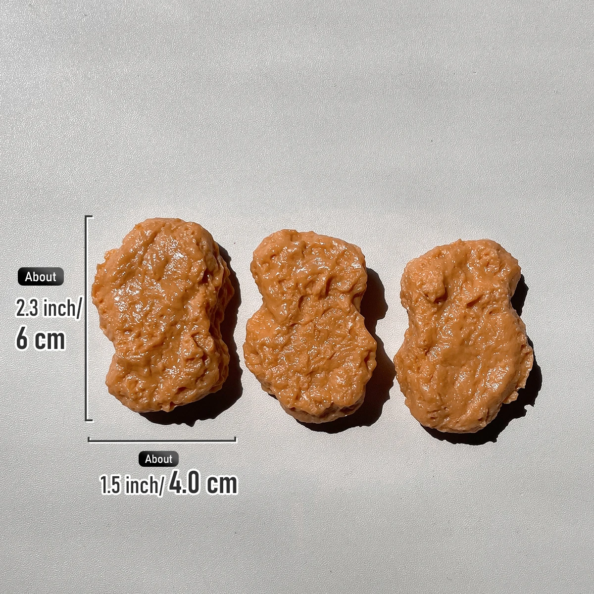3D-Simulations-Set für gebratenes Hähnchen – knusprige Hähnchenbeine/Flügel/Bisse und goldene Pommes – Präsentation/Party-Dekoration-Requisiten – Detail 10