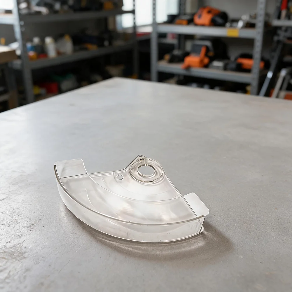 Cover for 255 Aluminum Saw Machine Made from Transparent Plastic to Assist in Monitoring and Containing Particulates During Use