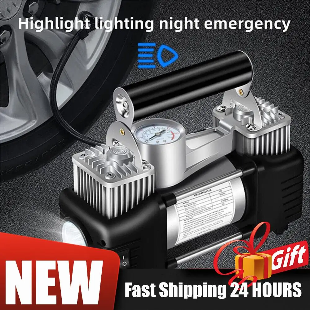 compresseur-d'air-portable-12v-pour-pneus-de-voiture-150-psi-double-cylindre-en-alliage-d'aluminium-avec-manometre-pour-camion-et-camping-﻿
