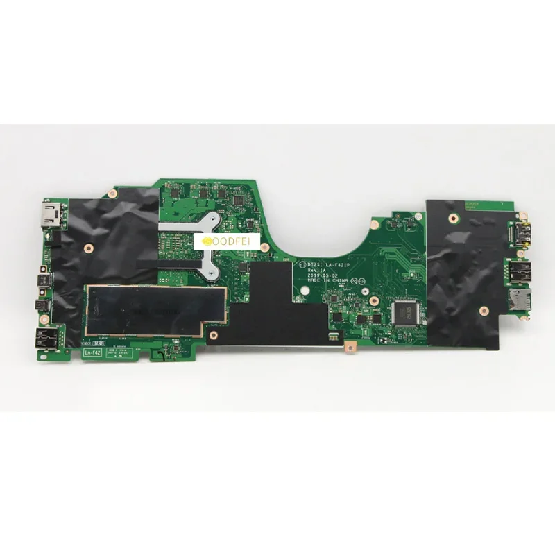 For Lenovo ThinkPad X380 Yoga Laptop Motherboard LA-F421P I5-8350U UMA 16GB Notebook Mainboard 100% test OK 02DA020 5B20X01205