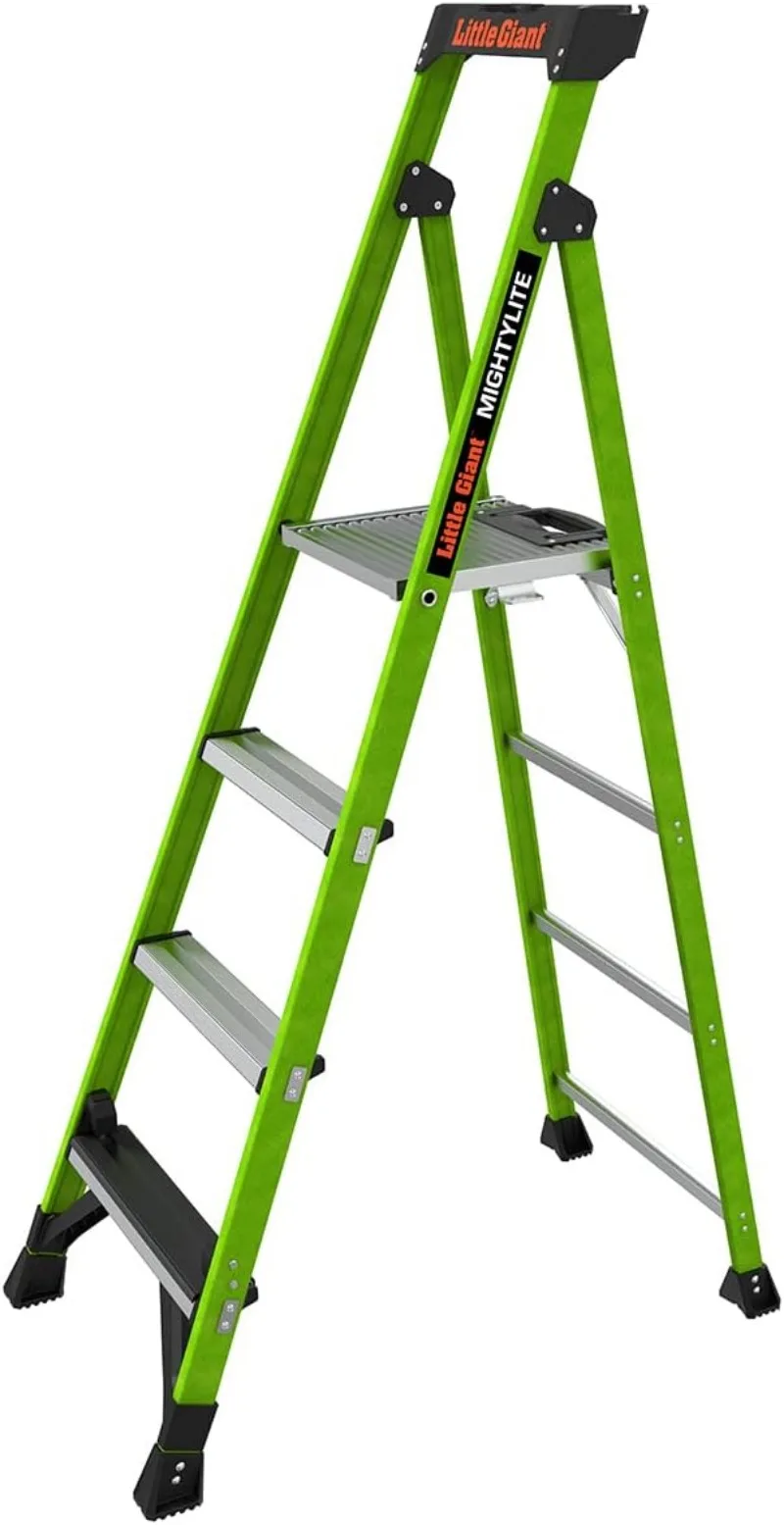 Ladders, MightyLite 2.0, 6' Stepladder with Ground Cue, Fiberglass, Type IAA, 375 lbs Weight Rating, (15406-001), G