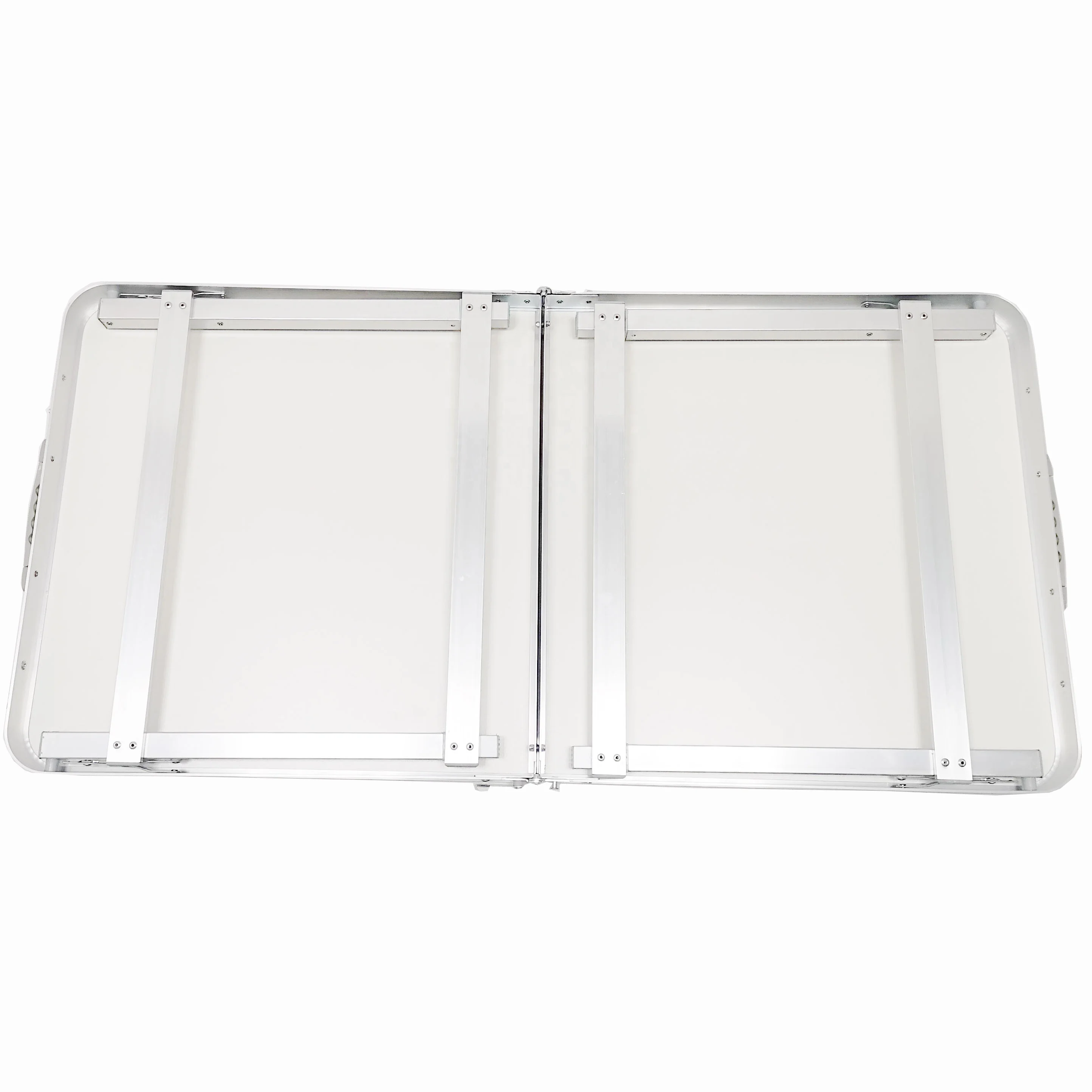 Tani aluminiowy składany stół i krzesła kempingowe, stół piknikowy do użytku na zewnątrz.