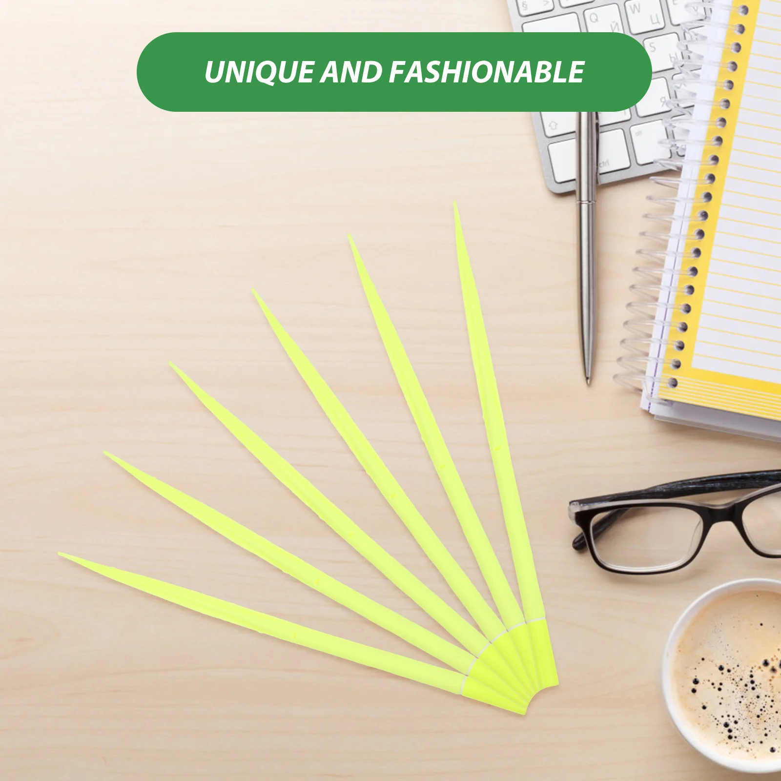 6Pcs Color Gel Pens Fluently Writing Pen for Journaling Cute Stationery Student Writing Accessories