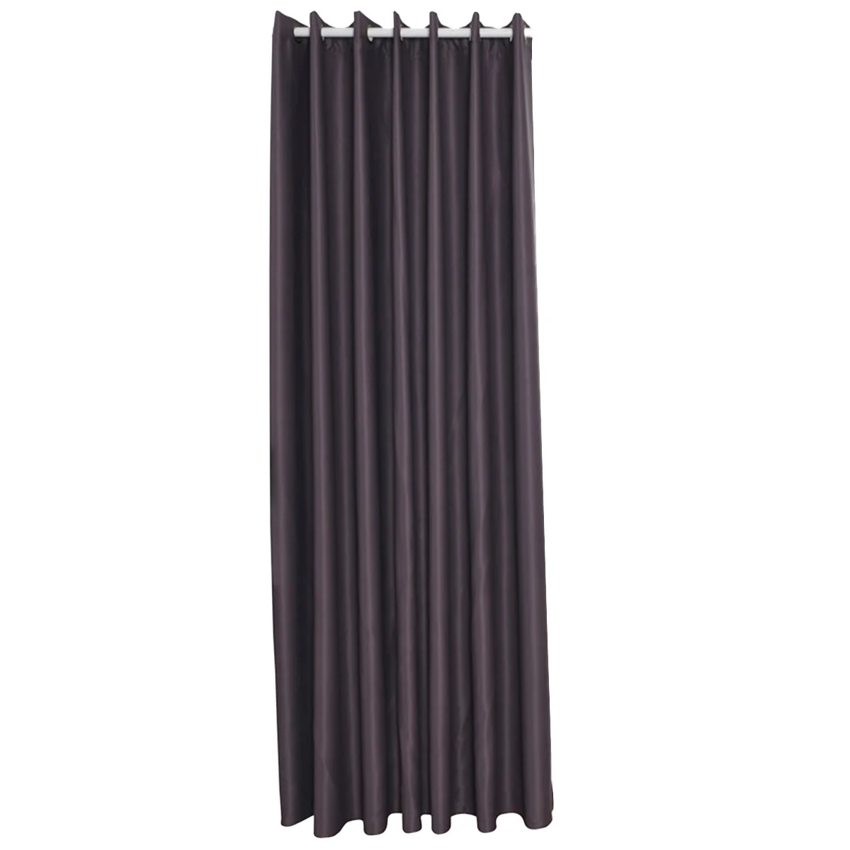 

1pcs Blackout Curtains 100X250Cm Thick Thermal Insulated Polyester Window Curtains For Living Room Bedroom Bathroom Dark Grey