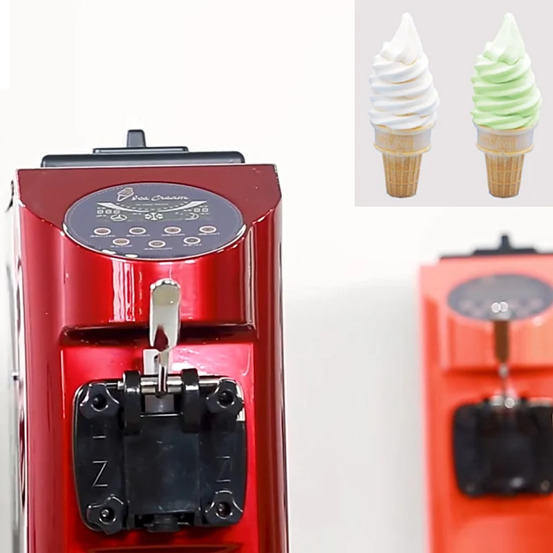 Flavors Soft Ice Cream Machine Commercial Desktop Roll Maker Yogurt Making Vending For Sale