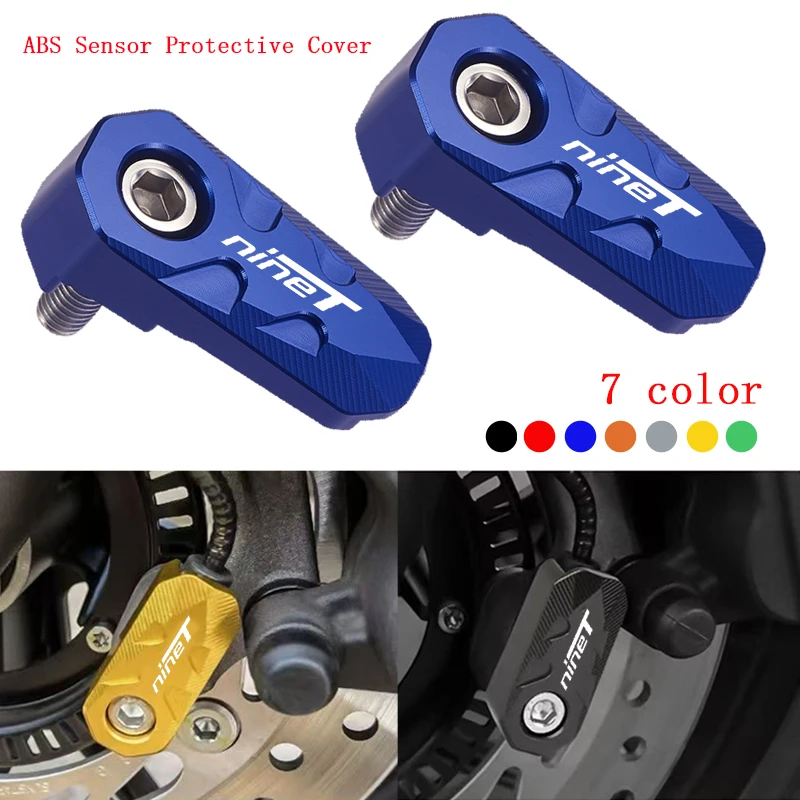 

Motorcycle Accessories CNC Aluminum Front Rear wheel ABS Sensor Guard Protection For BMW R NINET NINE T RNINET RNINE T