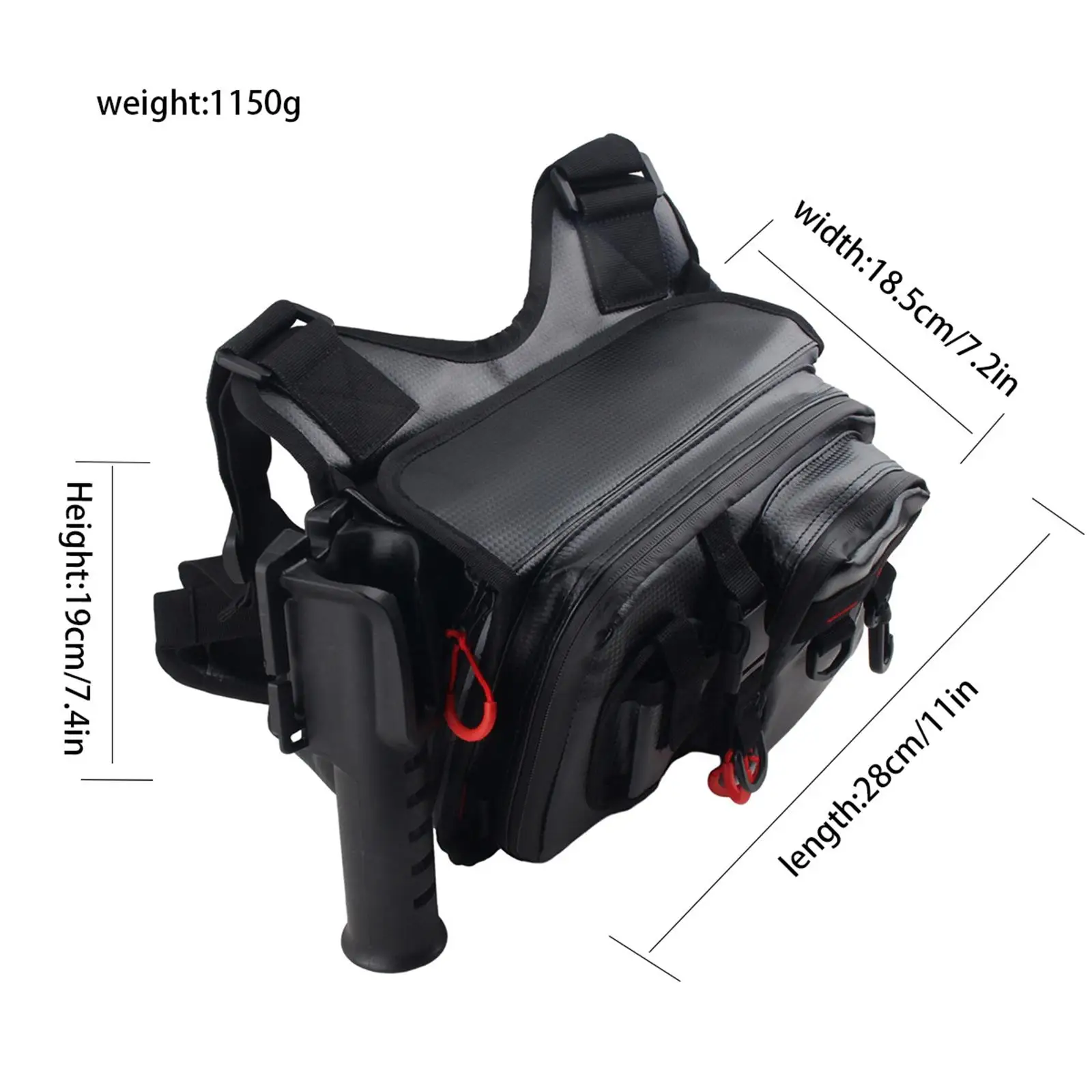 

Lure Bags Wear Resistant Portable Resistant Large Capacity Devices Durable