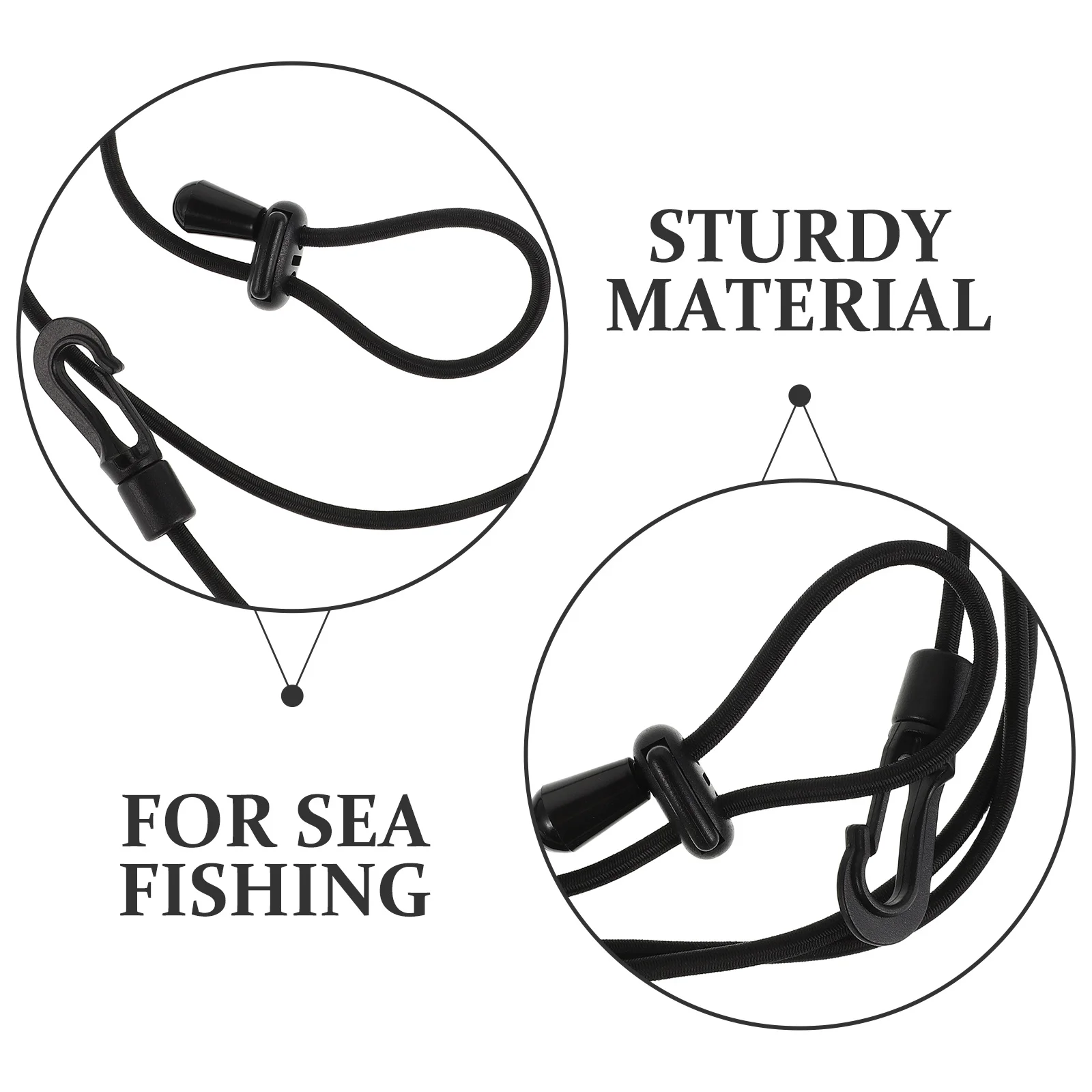 Linka zabezpieczająca przed zgubieniem do kajaka, deski SUP, wędki, linka do surfingu, elastyczna linka bungee, linka bezpieczeństwa z regulowanym karabińczykiem, wytrzymała