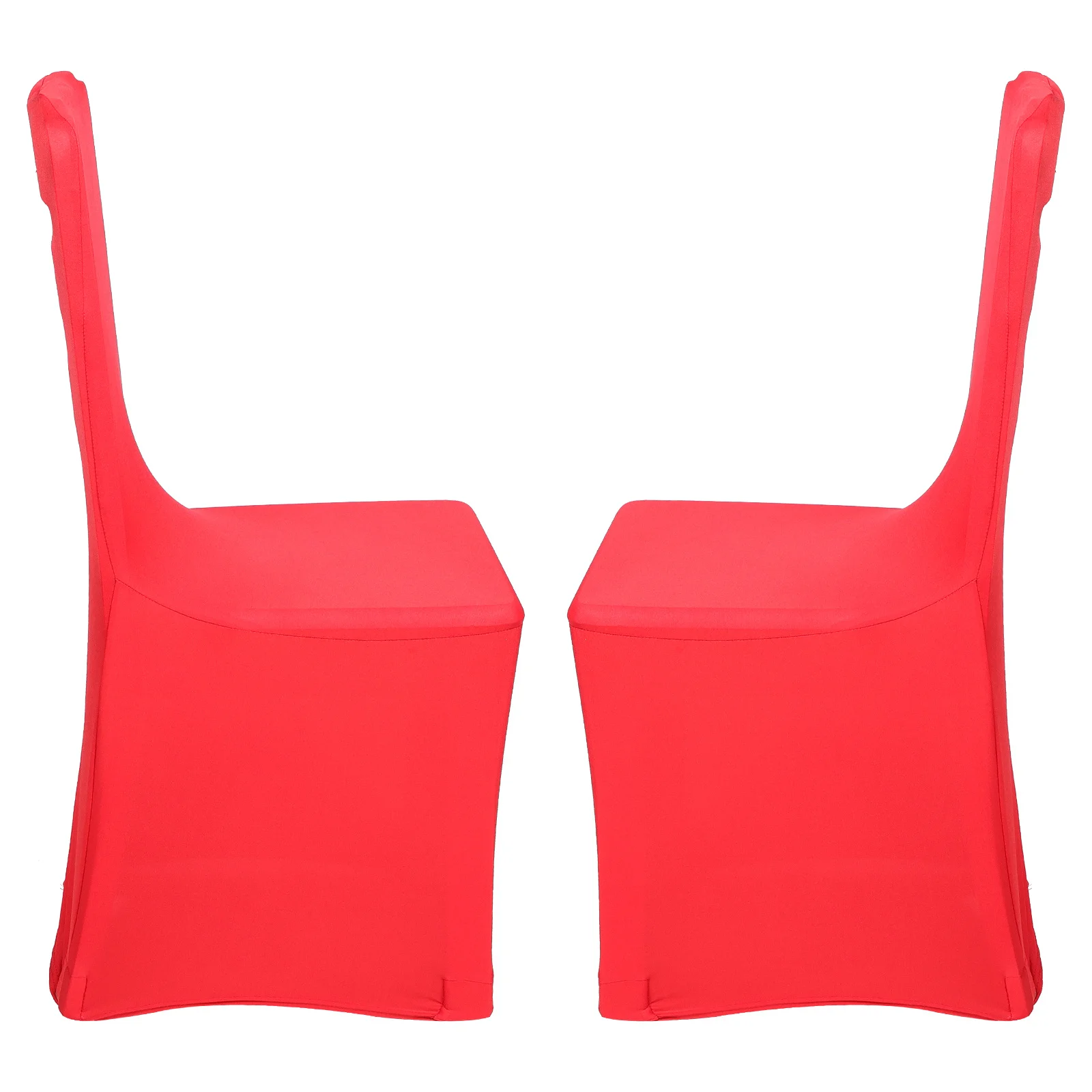 

2pcs Waterproof Chair Covers Universal Stretch For Wedding Party Red Seat Cover Washable Reusable Covers Decor Home Textile