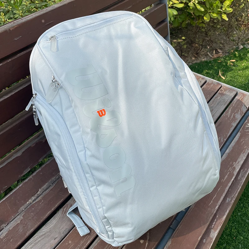 ウィルソン テニス ラケット バッグ シフト スーパー ツアー 大容量 テニス バックパック バドミントン スカッシュ ラケット バッグ 分離シューズ バッグ付き