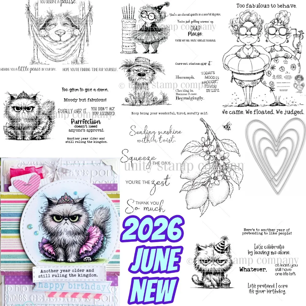 2026 März neue Peonies Clear Stamps Stempel & Schablonen Scrapbook Tagebuch Dekoration Prägevorlage DIY Grußkarte handgefertigt