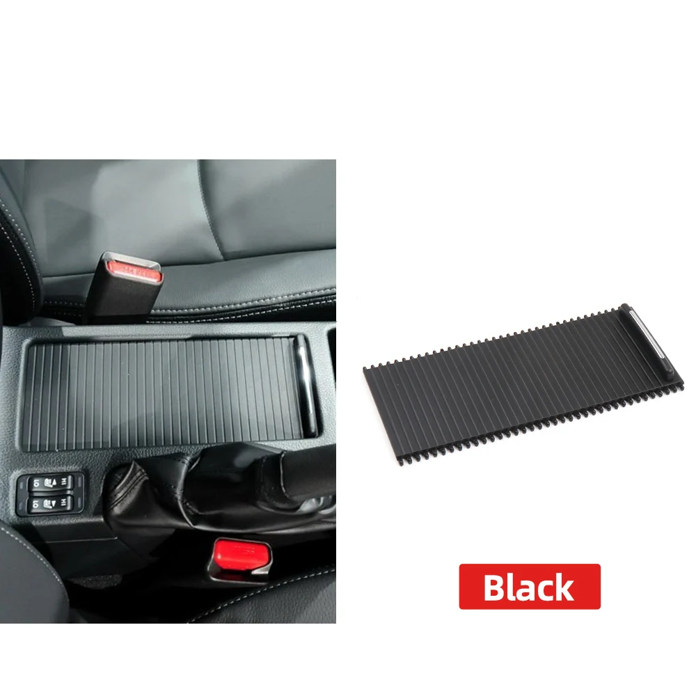 Car Accessories Center Console Slide Roller Cup Holder Blind Cover 66155AG100JC Replacement for SUBARU Impreza WRX XV Legacy - view 2