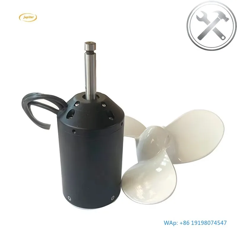 

12V 24V Underwater Bow Thruster Motor, Remote Dual Thruster Propulsion Water Propeller Motor for Marine Steering