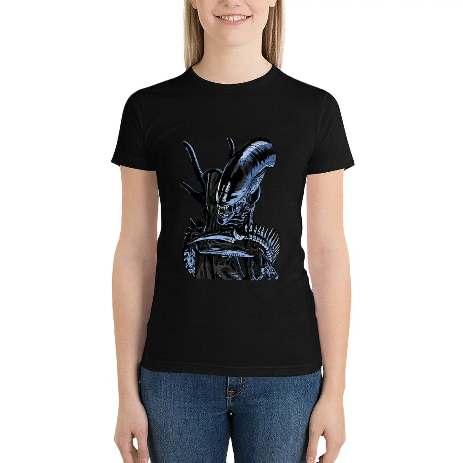 Xenomorph T-Shirt summer tops plus size tops Women tops