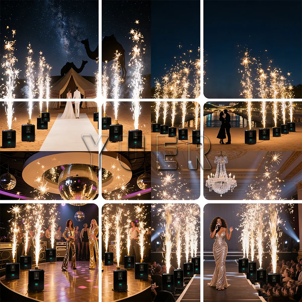 Event Party Dj - 400W Cold Spark Spray Machine 500mAh