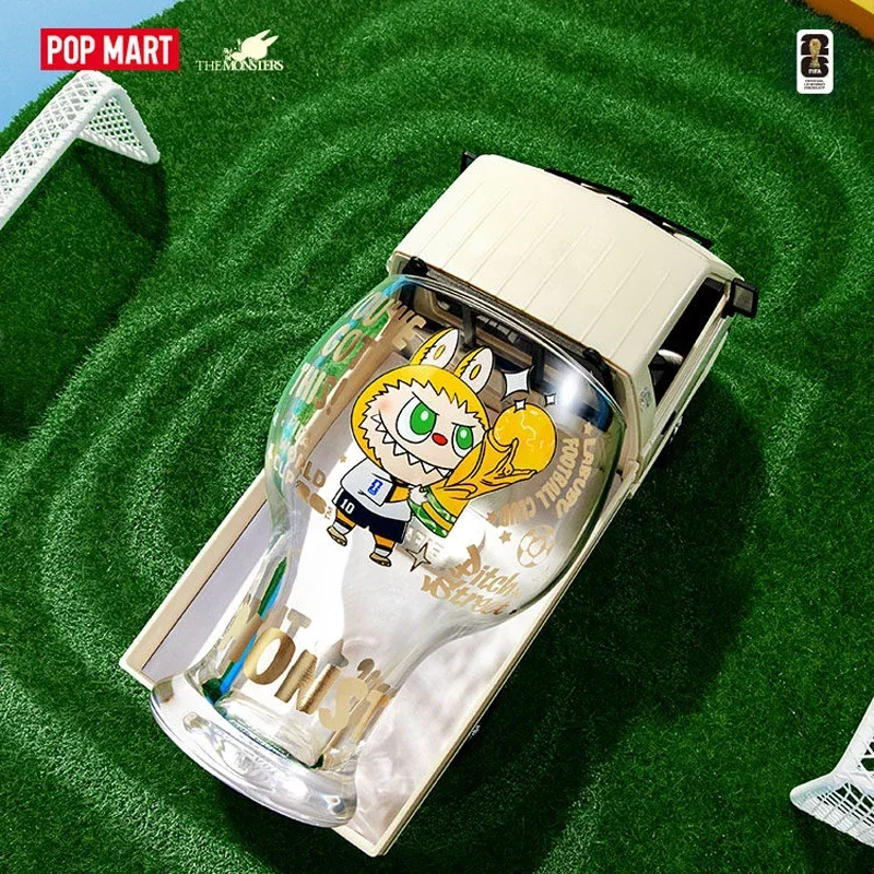 

POP MART Labubu The Monsters FIFA Series Стеклянная таинственная коробка, оригинальная слепая коробка, игрушки-сюрпризы, аниме-фигурки, настольные украшения, модели