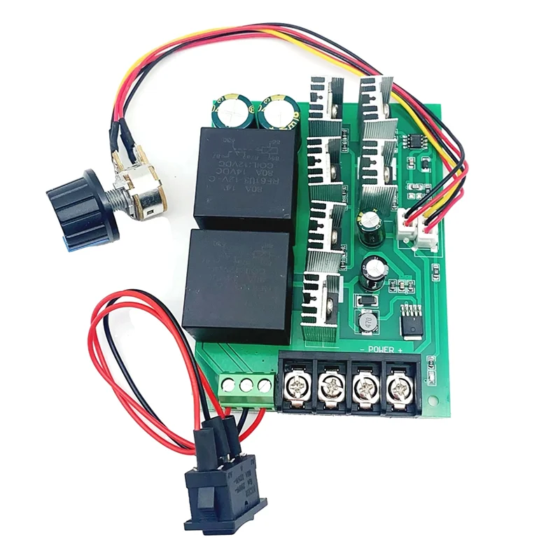 CABE-PWM ブラシモーターコントローラー 2000W 40A 正転・逆転モーター速度コントローラー DC 12V 24V 36V DC電源