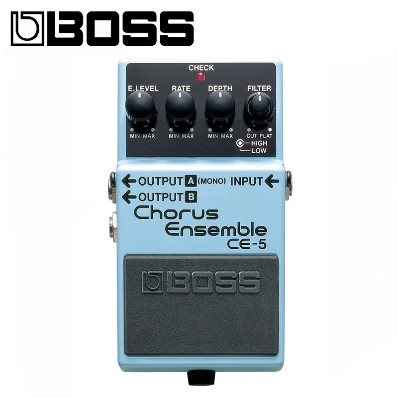 Boss CE-5 Stereo Chorus Ensemble Guitar Pedal Bundle