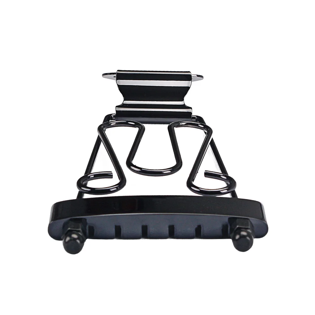 

Ga412 6 String Plated Adjustable Tailpiece Bridge for Acoustic Guitar Replacement Guitar Tailpiece