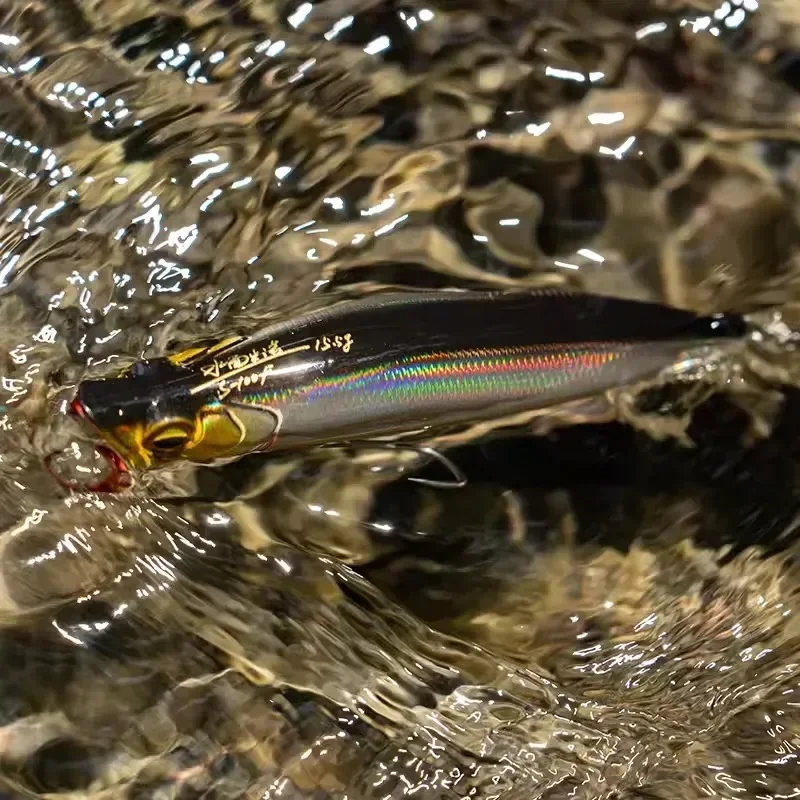 EWE الرصاص المياه مينو نظام المياه البعيدة يلقي Luya كاذبة الطعم الصلب موجة تسلق الفم باس باس إغراء