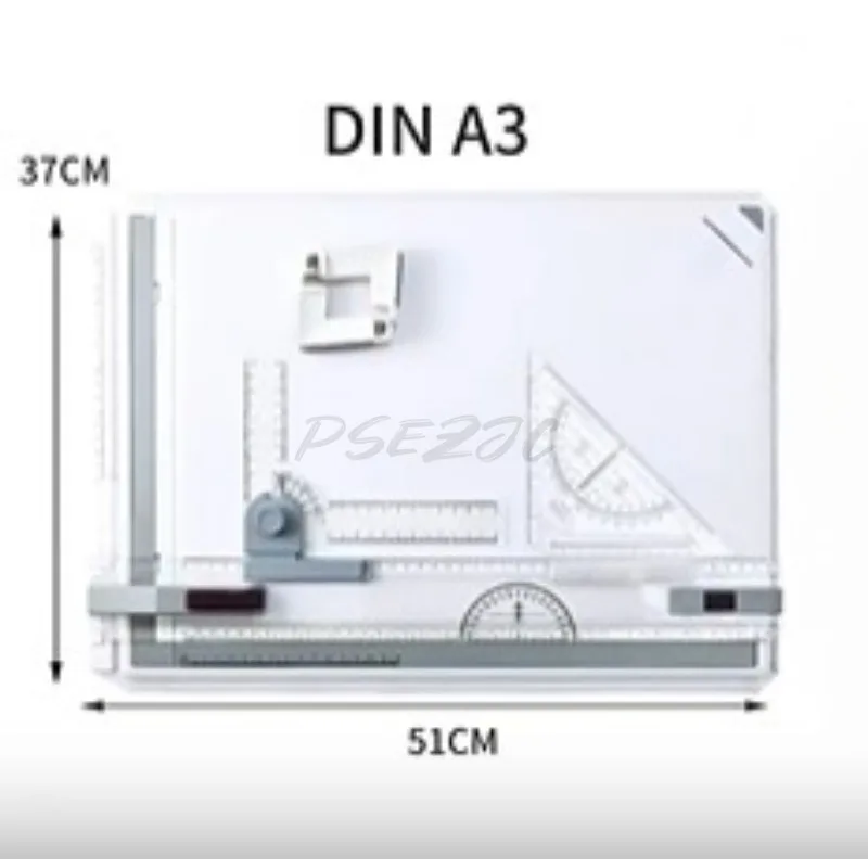 A3 Drawing Board with Scale Construction Machinery Drawing Board Student Specific Manual Drawing Board for Civil Engineering