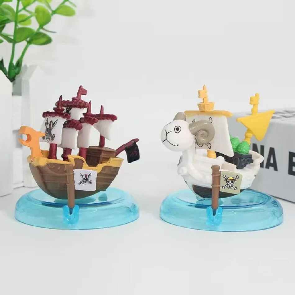 One Piece Anime Piratenschiff Blind Box Serie Thousand Sunny Kreative personalisierte Statue Modell Ornament Überraschung Geschenkbox