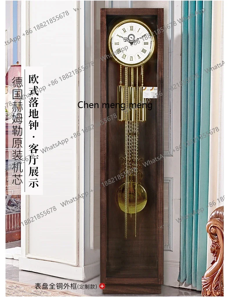 

European floor clock living room simple creative German movement light luxury modern mechanical floor clock