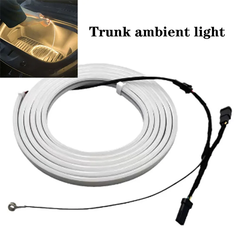 Front Trunk Atmosphere Light for Tesla Model 3 Y led interior light Strip Easy Install Waterproof Flexible Auto Modified 12v