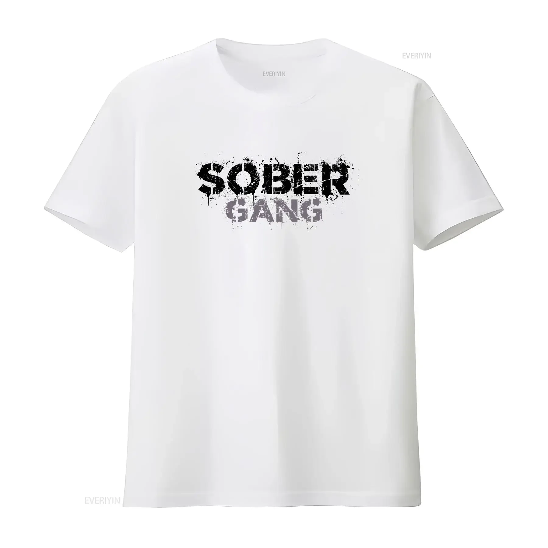Softstyle T Shirt Sober Gang Sobriety Recovery gift AA 12 step vintage Washed Top For Everyday Wear designer clothes