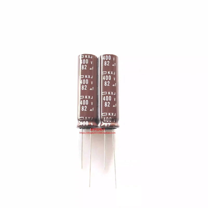 

10-100PCS Black Diamond 400V82UF 12.5X45 KXJ series high-frequency long-life 82UF400V electrolytic capacitor