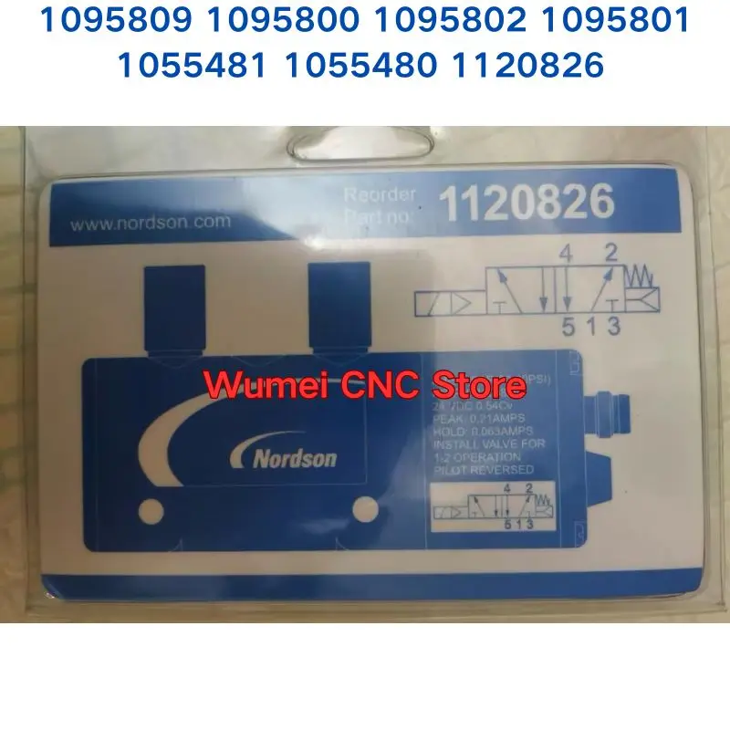 

Совершенно новый электромагнитный клапан Nordson 1095809 1095800 1095802 1095801 1055481 1055480 1120826. Пожалуйста, обратитесь в полные модели.