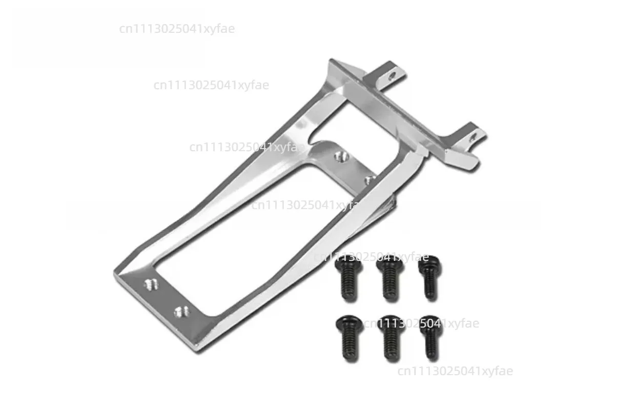 CNC Lengthened Metal Tail Servo Mount, Silver for 450 Class RC Helicopter, Tail Servo Bracket Upgrade Parts