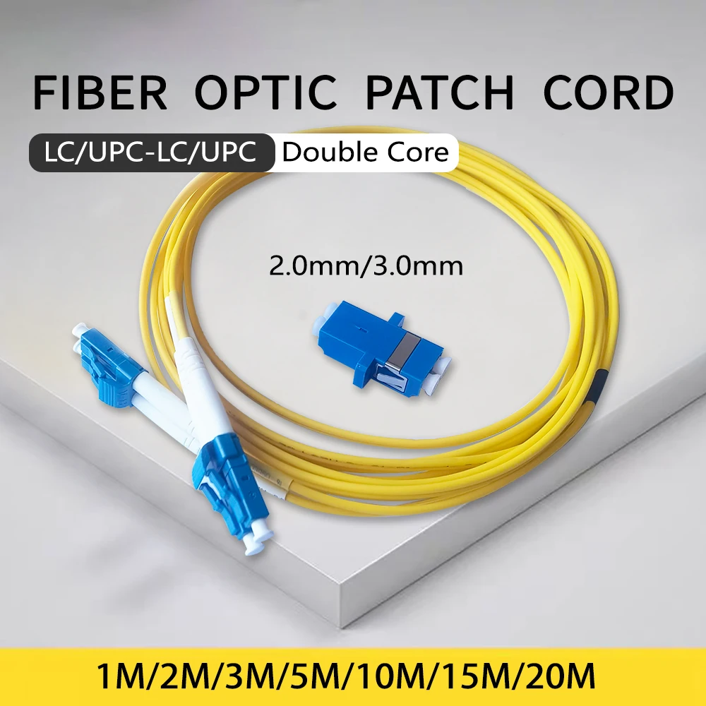

Оптоволоконный кабель Fibra Opitca LC/UPC-LC/UPC Патч-корд FTTH LSZH Одномодовые дуплексные оптические кабели 3M с разъемом LC